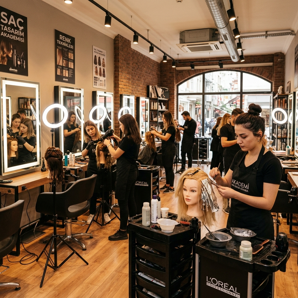 Kuaförlük ve Saç Tasarım Eğitim Salonu - Uzman MYK